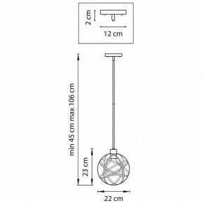 Светильник на штанге Lightstar Gabbia 732417 в Тобольске - tobolsk.mebel24.online | фото 2