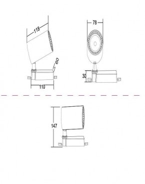 Светильник на штанге Maytoni Vuoro TR029-3-10W3K-B в Тобольске - tobolsk.mebel24.online | фото 3