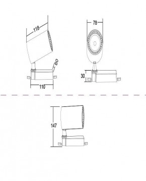 Светильник на штанге Maytoni Vuoro TR029-3-10W4K-B в Тобольске - tobolsk.mebel24.online | фото 3
