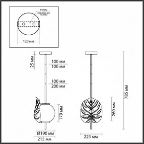 Светильник на штанге Odeon Light Jungle 4864/1 в Тобольске - tobolsk.mebel24.online | фото 3