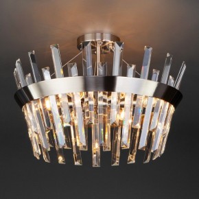 Светильник на штанге TK Lighting Steccato 10111/5 сатин-никель/прозрачный хрусталь Strotskis в Тобольске - tobolsk.mebel24.online | фото 2