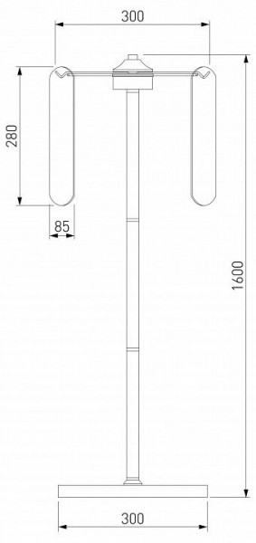 Торшер Eurosvet Claire 01171/3 золото в Тобольске - tobolsk.mebel24.online | фото 3
