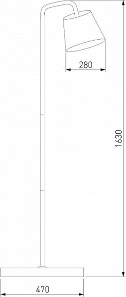 Торшер Eurosvet Montero 01135/1 белый в Тобольске - tobolsk.mebel24.online | фото 2