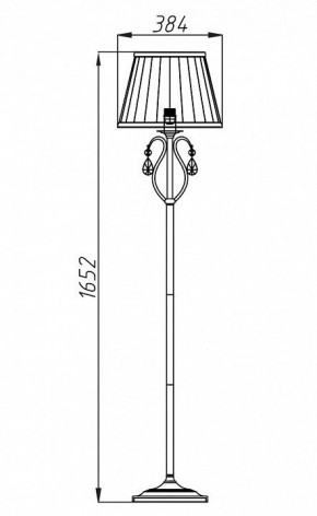 Торшер Maytoni Brionia ARM172-11-G в Тобольске - tobolsk.mebel24.online | фото 2