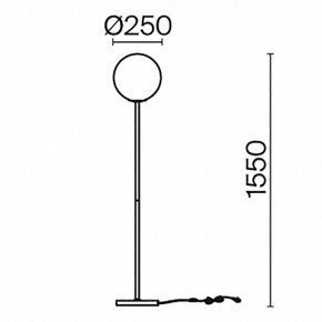 Торшер Maytoni Ring MOD013FL-01B в Тобольске - tobolsk.mebel24.online | фото 4