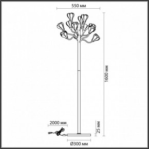 Торшер Odeon Light Gardi 5090/12F в Тобольске - tobolsk.mebel24.online | фото 5