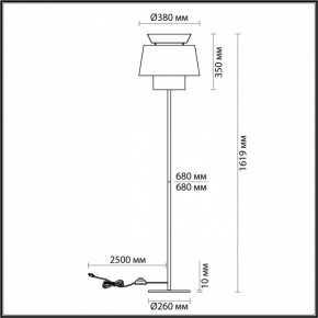 Торшер Odeon Light Kressa 4992/1F в Тобольске - tobolsk.mebel24.online | фото 4