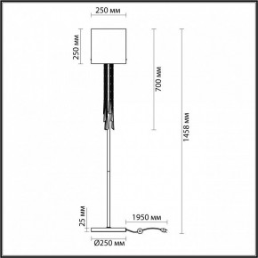 Торшер Odeon Light Nicole 4886/1F в Тобольске - tobolsk.mebel24.online | фото 4