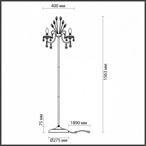 Торшер Odeon Light Versia 4977/3F в Тобольске - tobolsk.mebel24.online | фото 4