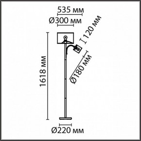 Торшер с подсветкой Lumion Kaya 8042/2F в Тобольске - tobolsk.mebel24.online | фото 4