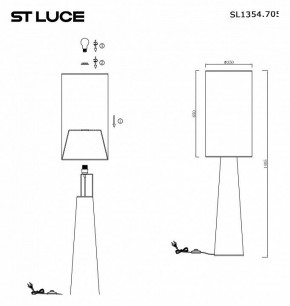 Торшер ST-Luce Jackie SL1354.705.01 в Тобольске - tobolsk.mebel24.online | фото 5
