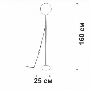 Торшер Vitaluce V2842 V2842-0/1P в Тобольске - tobolsk.mebel24.online | фото 3