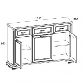 Тумба 3D3S, MONAKO, цвет Сосна винтаж/дуб анкона в Тобольске - tobolsk.mebel24.online | фото