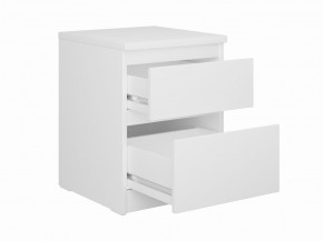Тумба КАСТОР малая с двумя ящиками, цвет белый в Тобольске - tobolsk.mebel24.online | фото 2