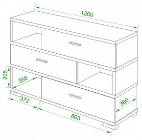 Тумба комбинированная Домино СБ-40/3-ПВК в Тобольске - tobolsk.mebel24.online | фото 2