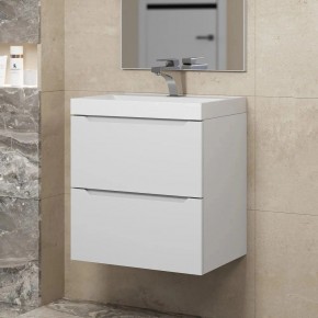 Тумба под раковину Uperwood Tanos 50 см, подвесная, белая матовая в Тобольске - tobolsk.mebel24.online | фото