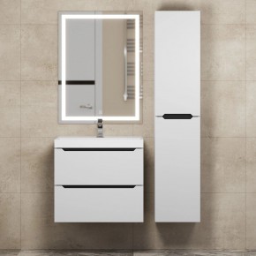 Тумба под раковину Uperwood Tanos 60 см, подвесная, белая/графит в Тобольске - tobolsk.mebel24.online | фото 13