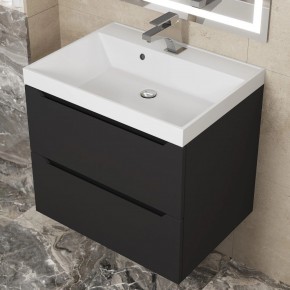 Тумба под раковину Uperwood Tanos 60 см, подвесная, черная матовая в Тобольске - tobolsk.mebel24.online | фото 10