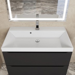 Тумба под раковину Uperwood Tanos 80 см, подвесная, черная матовая в Тобольске - tobolsk.mebel24.online | фото 10