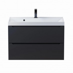Тумба под раковину Uperwood Tanos 80 см, подвесная, черная матовая в Тобольске - tobolsk.mebel24.online | фото 8