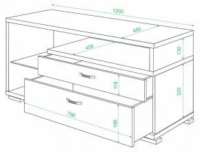 Тумба под ТВ Домино ТК-10М в Тобольске - tobolsk.mebel24.online | фото 2