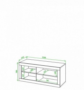 Тумба под ТВ Toivo Кон120 в Тобольске - tobolsk.mebel24.online | фото 2