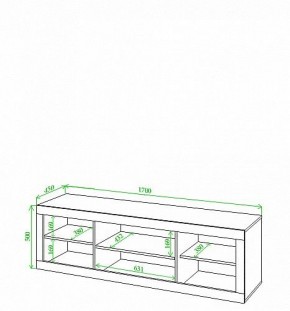 Тумба под ТВ Toivo Кон170 в Тобольске - tobolsk.mebel24.online | фото 2