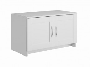 Тумба СИРИУС двухдверная низкая, цвет белый в Тобольске - tobolsk.mebel24.online | фото