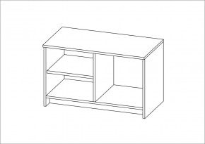 Тумба СИРИУС двухдверная низкая, цвет Дуб Венге в Тобольске - tobolsk.mebel24.online | фото 2