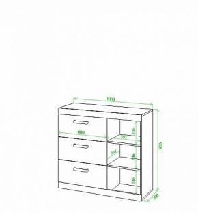 Тумба Toivo Км106 в Тобольске - tobolsk.mebel24.online | фото 2