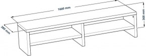 ТВ-тумба Энкель ТВ16, тамбурат, цвет дуб беленый в Тобольске - tobolsk.mebel24.online | фото 3