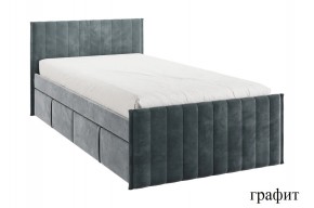 ТВИКС Кровать с ящиками 900 (графит) в Тобольске - tobolsk.mebel24.online | фото
