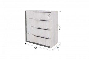 ВИНТЕР - 8 Комод 4 ящика в Тобольске - tobolsk.mebel24.online | фото 4