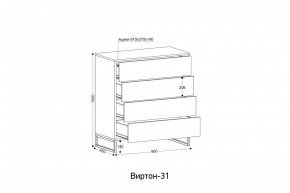 ВИРТОН 31 Комод (винтерберг) в Тобольске - tobolsk.mebel24.online | фото 2