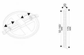Встраиваемый светильник Arte Lamp Mesura A7974PL-1WH в Тобольске - tobolsk.mebel24.online | фото 5