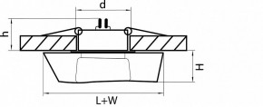 Встраиваемый светильник Lightstar Flutto 006430 в Тобольске - tobolsk.mebel24.online | фото 3