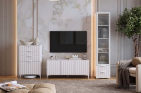 ЗЕФИР Гостиная К1 (белое дерево/белый муар) в Тобольске - tobolsk.mebel24.online | фото